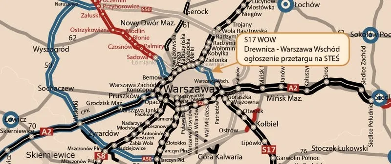 Kiedy można spodziewać się ukończenia S17 Lublin – Warszawa?
