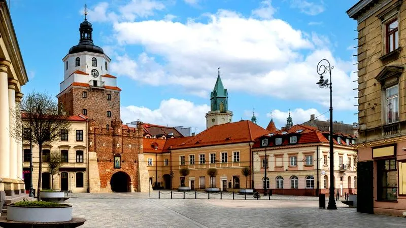 Deszcz w Lublinie
