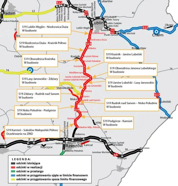 Inwestycje w regionie lubelskim