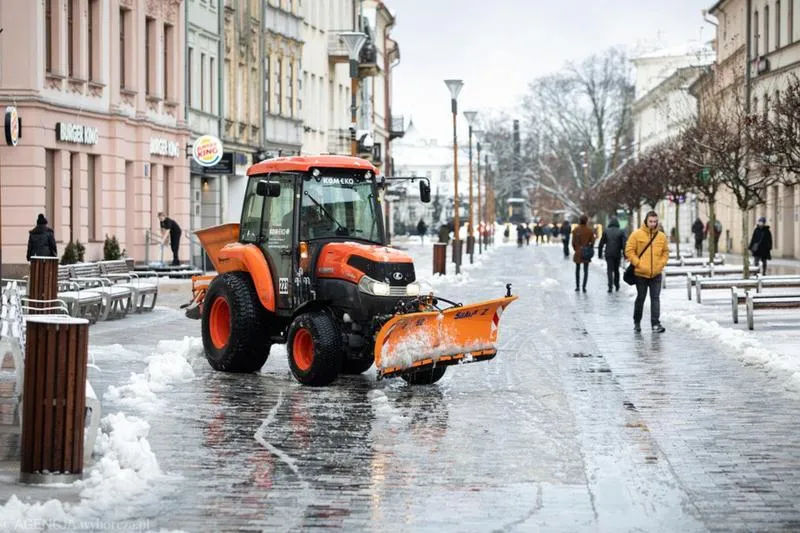Pierwszy śnieg w Lublinie