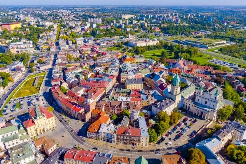 Samolot nad Lublinem