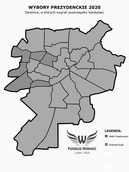 Wyniki głosowania Lublin