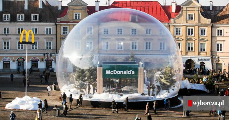 Zimowe smakołyki McDonald's